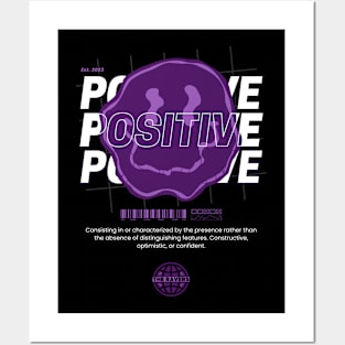 POSITIVE - Rave - Good Vibes - Merch Posters and Art